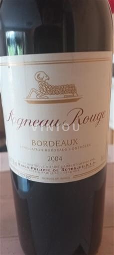 Bordeaux Baron Philippe De Rothschild Agneau Rouge 2004