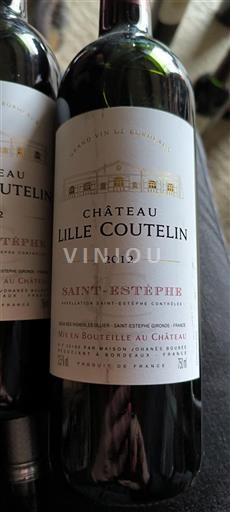 Bordeaux Saint-Estèphe Château Lille Coutelin 2012