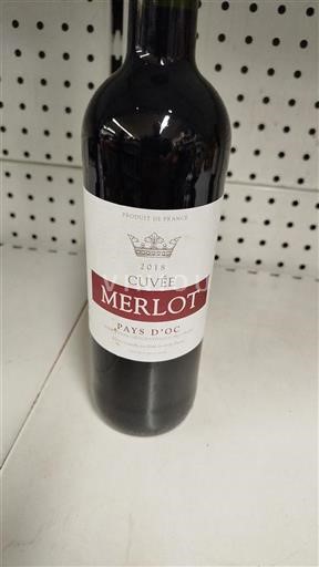 Languedoc-Roussillon Pays d'Oc Cuvée Merlot 2018