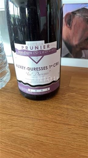 Borgoña Auxey-duresses Premier Cru Domaine Prunier Jeanpierre & Laurent Les Duresses 2005