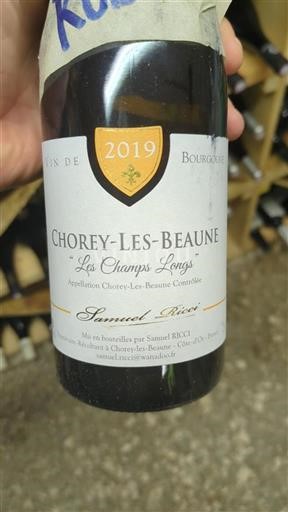 Burgundi Chorey-lès-Beaune Samuel Ricci Les Champs Longs 2019