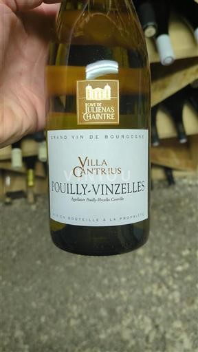 Burgundi Pouilly-vinzelles Cave De Juliénas Chaintré Villa Cantrius 2023