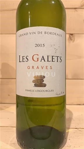Bordeaux Graves Famille Lesgourgues Les Galets 2015
