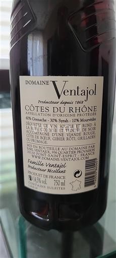 Rhône Valley Côtes du Rhône Domaine Ventajol 2023