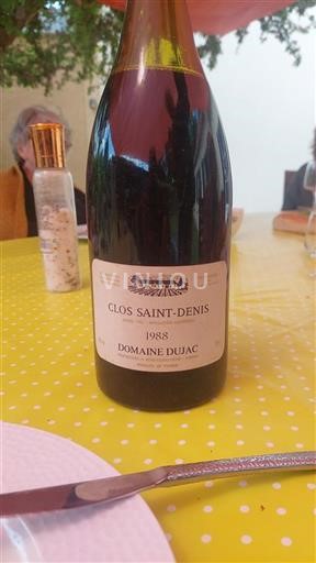 Borgogna Clos-saint-denis Grand Cru Domaine Dujac Clos Saint-Denis 1988