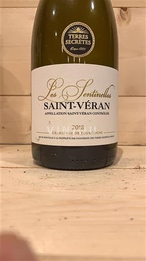 Borgogna Saint-Véran Terres Secrètes Les Sentinelles 2018