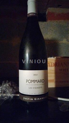 Burgund Pommard Domaine Justin Girardin Les Vignots 2021