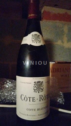 Rona dolina Côte-rôtie Domaine Rostaing Côte Blonde 2015