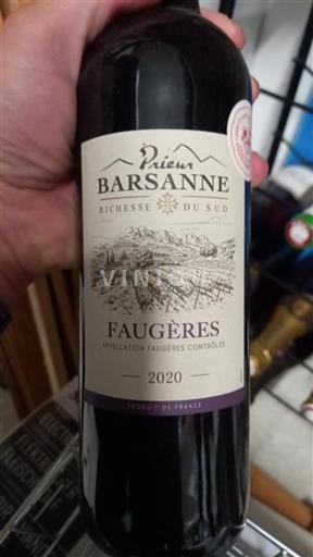 Languedoc Faugères Prieur Barsanne 2020
