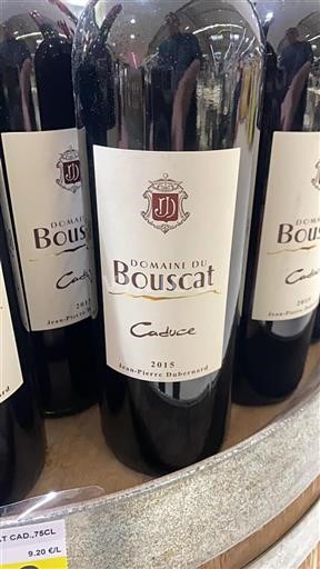 Bordeaux Bordeaux superiore Domaine Bouscat Caduce 2015