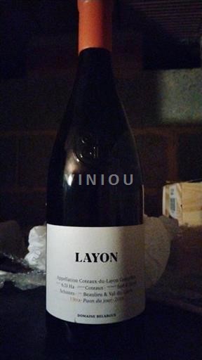 Vin Blanc moelleux Paon du jour Domaine Belargus 2018 France Vallée de la Loire Coteaux-du-layon AOC