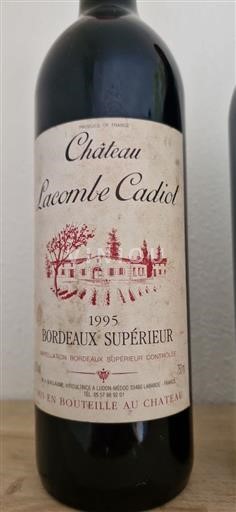 Bordeaux Bordeaux superiore Château Lacombe Cadiot 1995