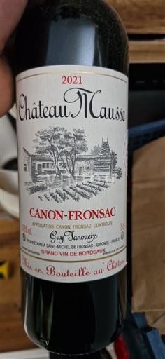 Bordeaux Canon-Fronsac Château Mousse 2021
