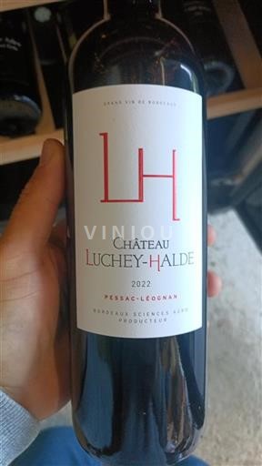 Bordeaux Pessac-Léognan Château Lucheyhalde 2022