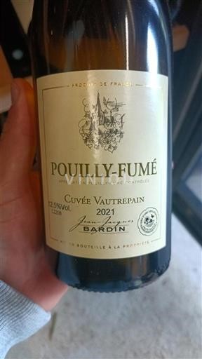 Vallée de la Loire Pouilly-fumé Jeanjacques Bardin Vautrepain 2021