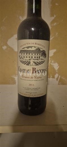 Bordeaux Graves-de-vayres Château Bacchus 2013