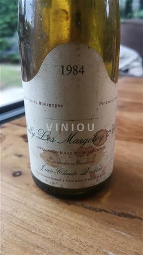 Burgundy Not Specified Premier Cru Jean-Claude Brelière Les Margotey 1984