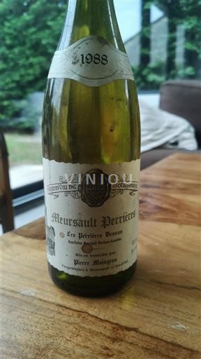 Bourgogne Meursault Premier Cru Pierre Moingeon Les Perrières Dessus 1988