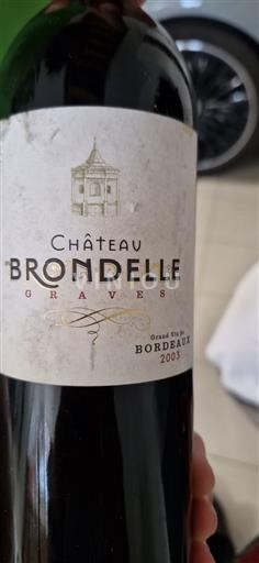 Bordeaux Graves Château Brondelle 2003