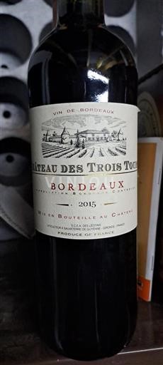 Bordeaux Château Des Trois Tours 2015