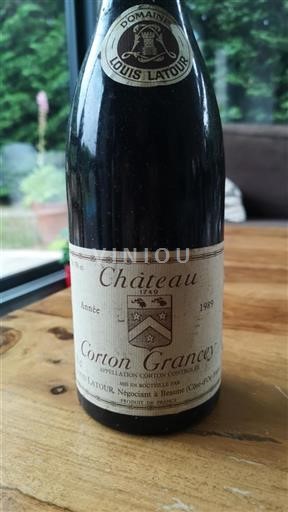 Bourgogne Corton Grand Cru Louis Latour Corton Grancey 1989