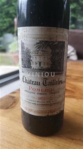 Bordeaux Pomerol Château Taillefer 1975