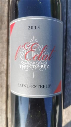 Bordeaux Saint-Estèphe Château Tour de Pez L'Éclat 2015