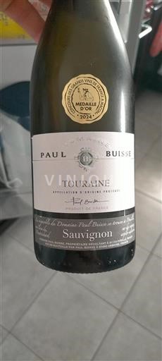 Vallée de la Loire Touraine Domaine Paul Buisse 2024