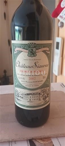 Bordeaux Lalande-de-Pomerol Siaurac 2002
