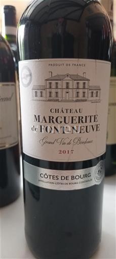 Bordeaux Côtes-de-bourg Marguerite De Font Neuve Grand Vin de Bordeaux 2017