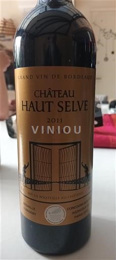 Bordeaux Graves Château Haut Selve 2011