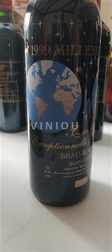 Bordeaux Château Beau-Rivage Exceptionnelle 1999