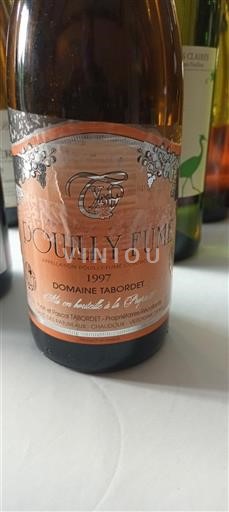 Loiredalen Pouilly-fumé Domaine Tabordet 1997