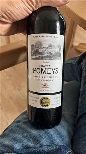 Bordeaux Moulis-en-Médoc Cru Bourgeois Château Pomeys 2016