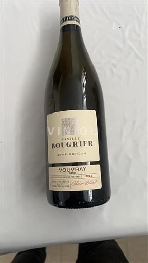 Vallée de la Loire Vouvray Famille Bougrier Confidences 2022