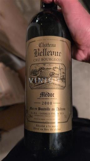 Bordeaux Médoc Cru Bourgeois Château Bellevue 2000