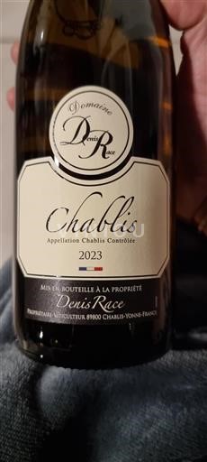 Bourgogne Chablis Domaine Denis Race 2023