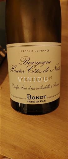 Borgogna Hautes Côtes de Nuits Bonot Père & Fils Tradition 2022