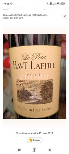 Bordeaux Pessac-Léognan Smith Haut Lafitte Le Petit Haut Lafitte 2011
