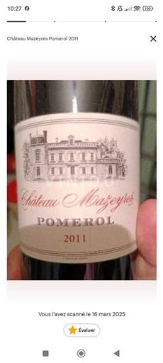 Bordeaux Pomerol Château Mazeyres 2011