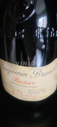 Valle del Rodano Rasteau Benjamin Brunel Senza annata