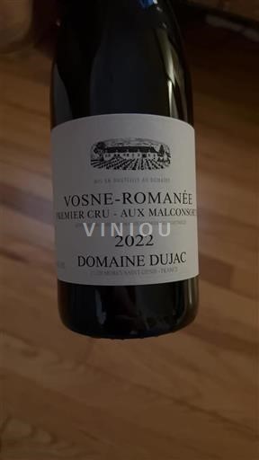 Borgoña Vosne-romanée Premier Cru Domaine Dujac Aux Malconsorts 2022