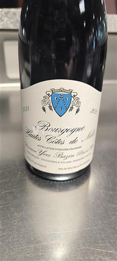 Borgogna Hautes Côtes de Nuits Domaine Yves Bazin Père & Fils 2021