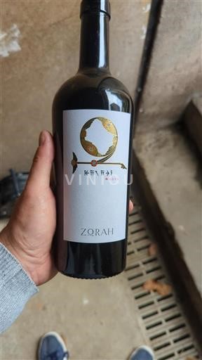 Vin Rouge sec Zorah 2019 Arménie Vayots Dzor