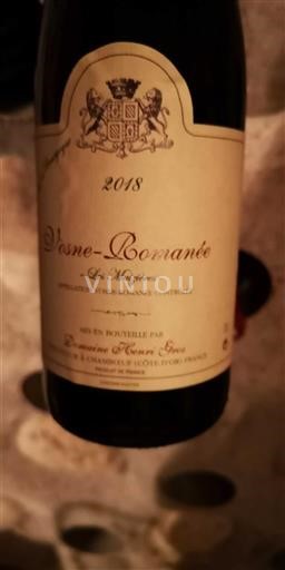 Bourgondië Vosne-Romanée Domaine Henri Gros Les Maizières 2018