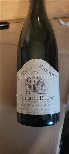 Vallée du Rhône Côtes-du-rhône Château Marjolet 2000