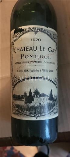 Bordeaux Pomerol Château Le Gay 1970