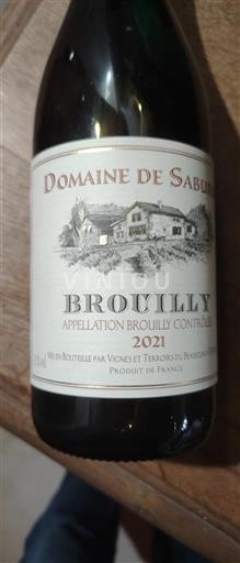 Beaujolais Brouilly Domaine Saburin 2021