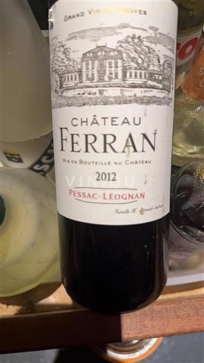 Bordeaux Pessac-Léognan Château Ferran 2012