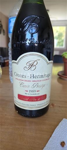 Rhônevallei Crozes-hermitage Bernard Père et Fils Prestige 1989